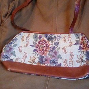 Vintage Etienne Aigner  tapestry purse